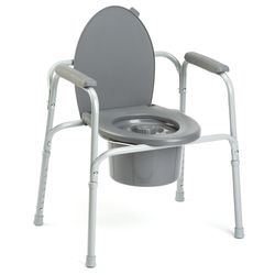 All-In-One Aluminum Commode