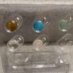 Avon Chakra 5 Genuine Gemstone Pendant Set