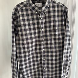 Goodfellow & Co Men's Long Sleeve Button Up Shirt Plaid Size XL