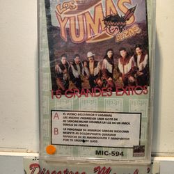 LOS YUMAS DE ZACATECAS - 15 GRANDES EXITOS - CASSETTE
