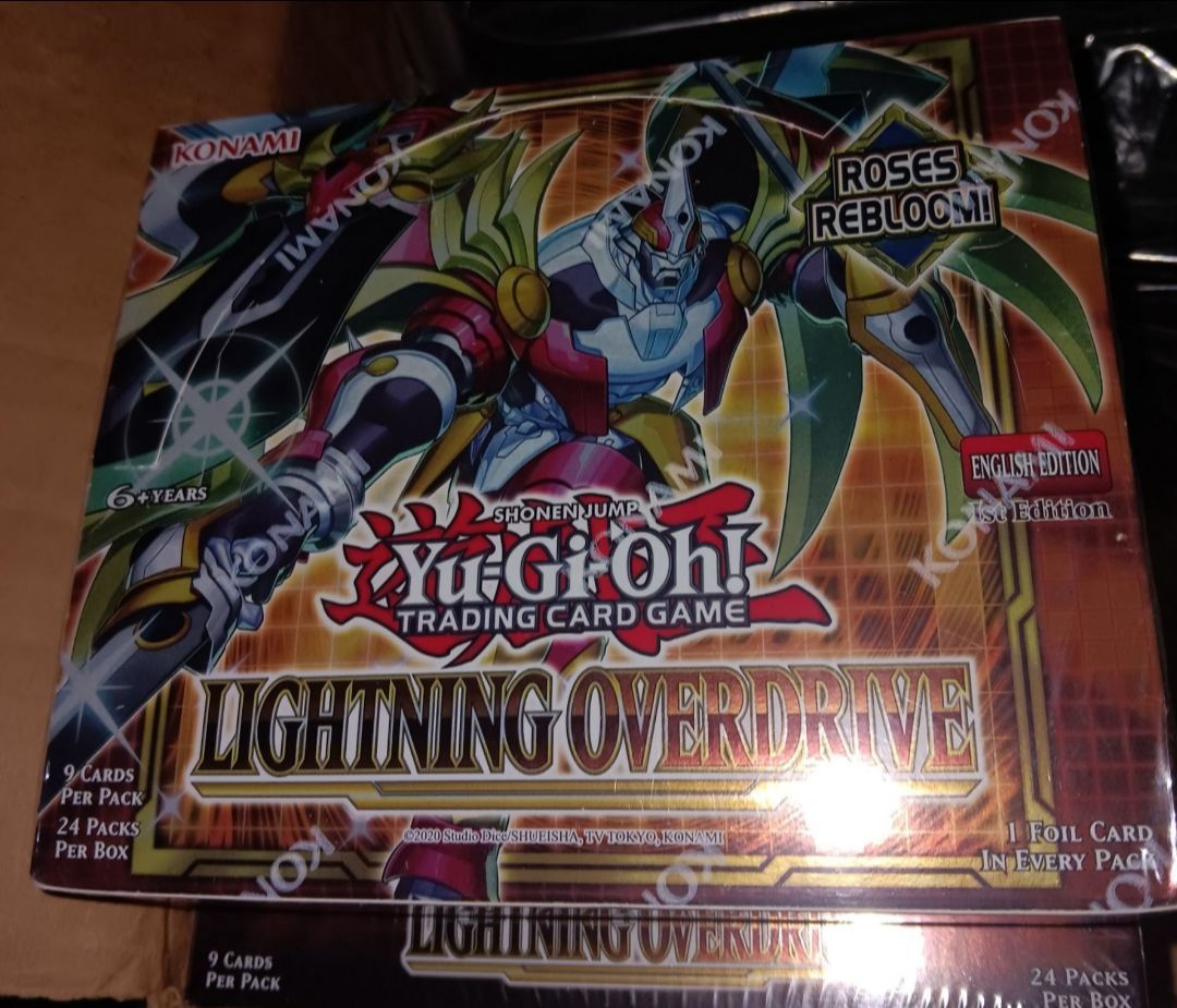 24 pack sealed yugioh booster boxes