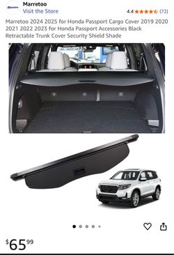 Honda passport cargo  cover