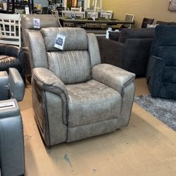 Recliner Available In Grey Color