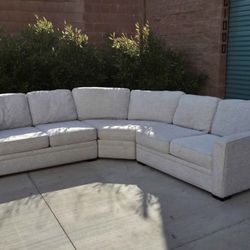 Used 107x107 Jonathan Luis performance cloud sectional couch/