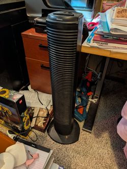 Holmes Black Tower Fan
