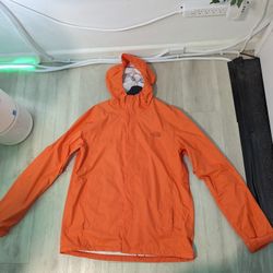The North Face Venture 2 Dryvent Waterproof Hooded Rain Jacket Orange Large