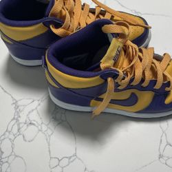 Nike Lakers High Tops  Kids