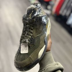 Sz 8 | NEW | 2023 Air Jordan Retro 4 Craft Medium Olive 