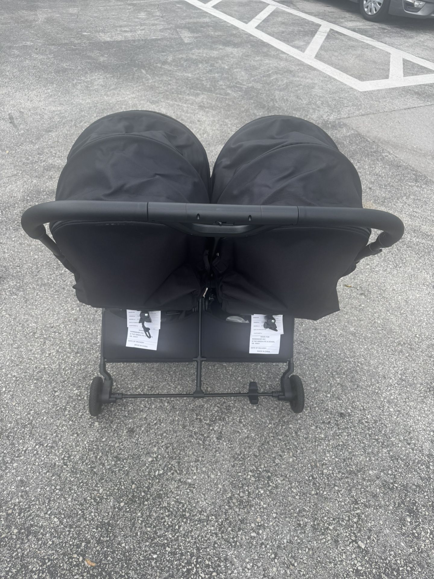 Mompush Double Stroller