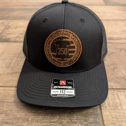 Custom Leather Patched Hat