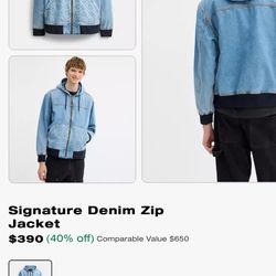 Denim Coach Jacket