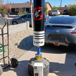 Standing Punching Bag With Gloves