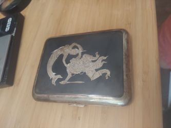 Sterling silver cigarette case