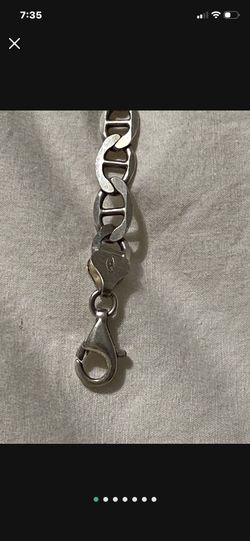 Italian Sterling Silver 20” Flat Mariner Chain 