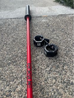 THE BELLA WEIGHTS BAR 2.0 - CERAKOTE WIT HG COLLAR LOCKS