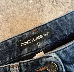 Authentic Dolce & Gabbana Distressed Skinny Jeans – Italian Size 40