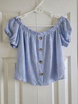 H&M Striped Blouse