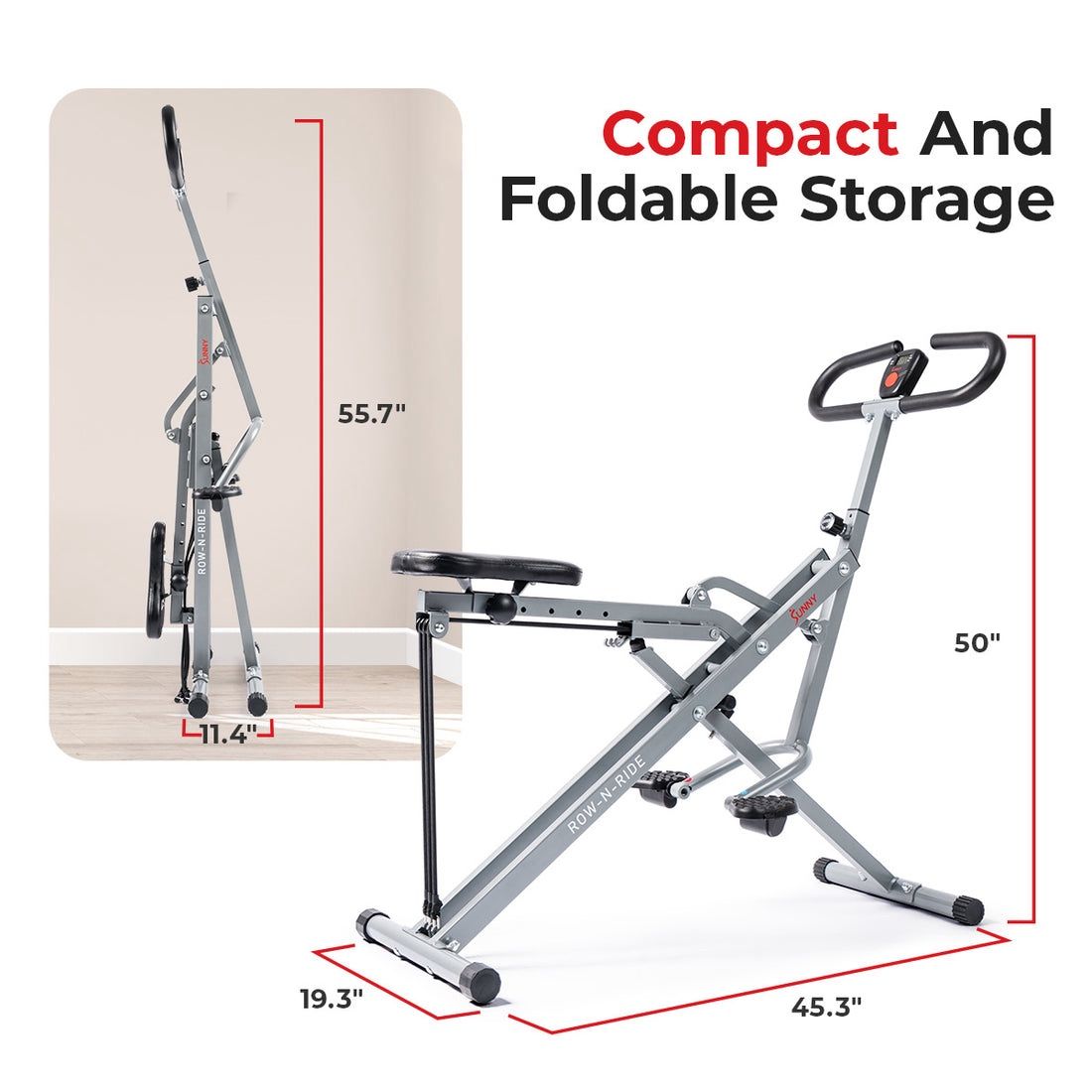 Row-n-Ride Workout Machine