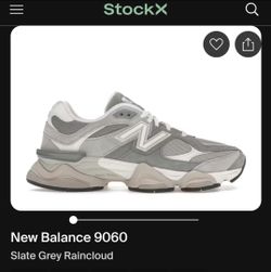 New Balance 9060 Slate Grey Raincloud