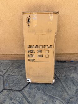 New shelf plastic utility cart asking $100 thanks