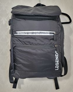 Legends Adult Black Backpack Activewear Laptop Travel Sports Athletic Workout