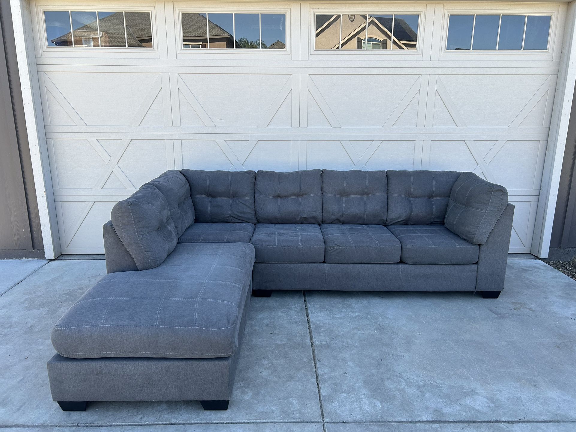 Dark Grey Sectional Couch