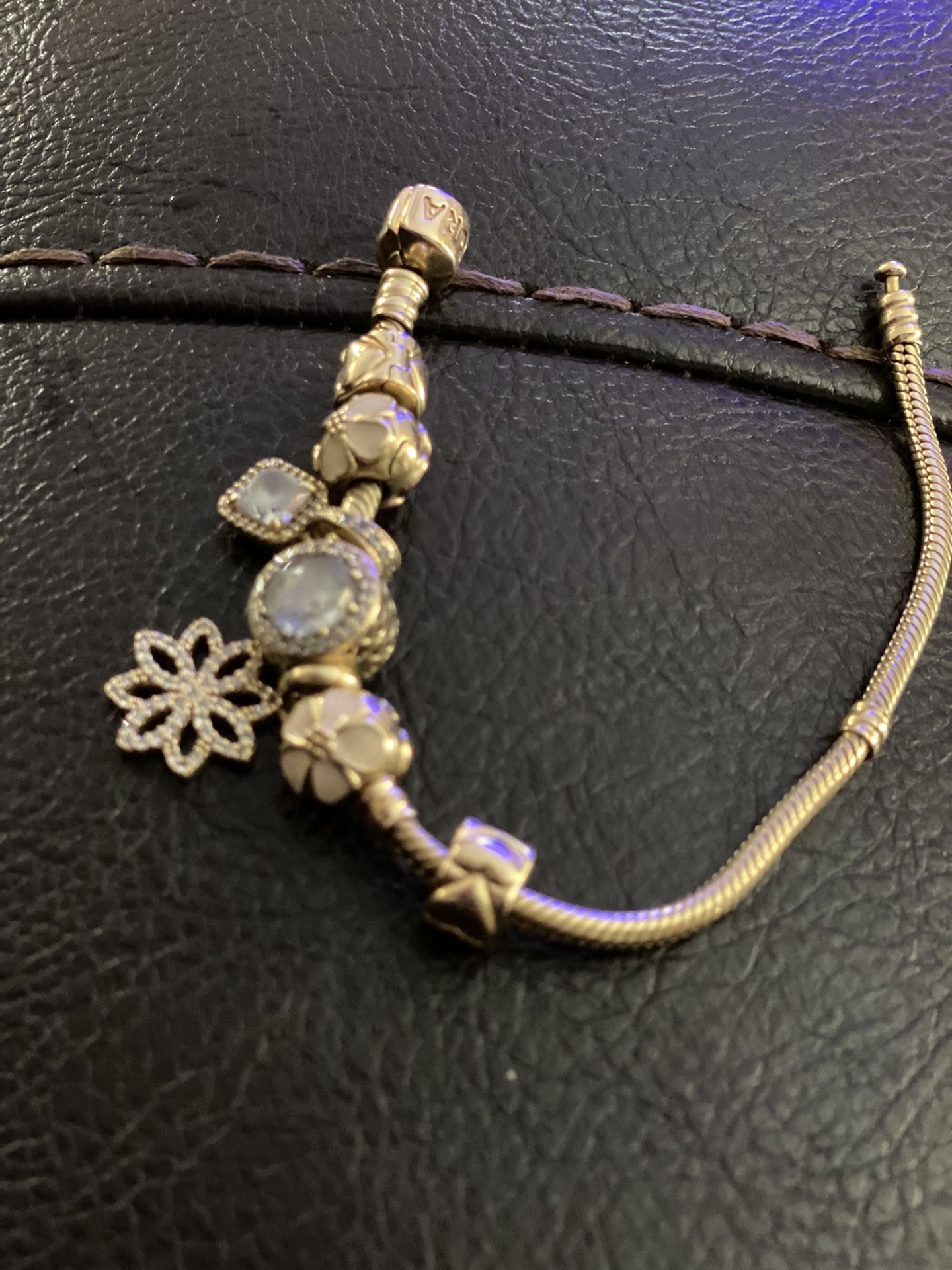Gold Pandora Bracelet 