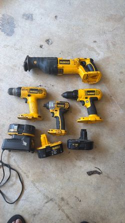 Cordless DEWALT set