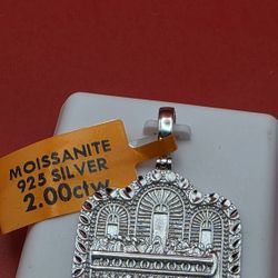 ✨ Moissanite Last Supper Pendant | Solid 925 Silver | 2.00 CTW