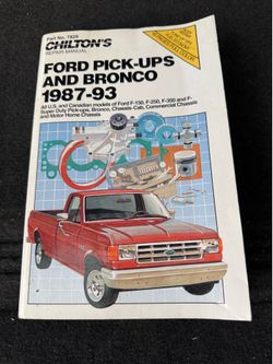 Chilton 7829 Ford Pick-Ups and Bronco 1(contact info removed) Repair Manual F150 F250 F350