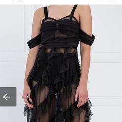 Black Tul Dress Small