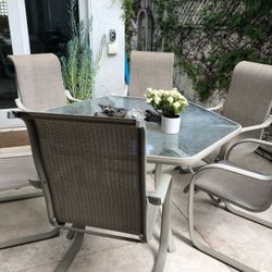 Patio Table With 6 Chairs