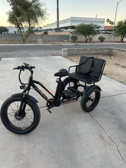 Electric trike rickshaw pedicab
