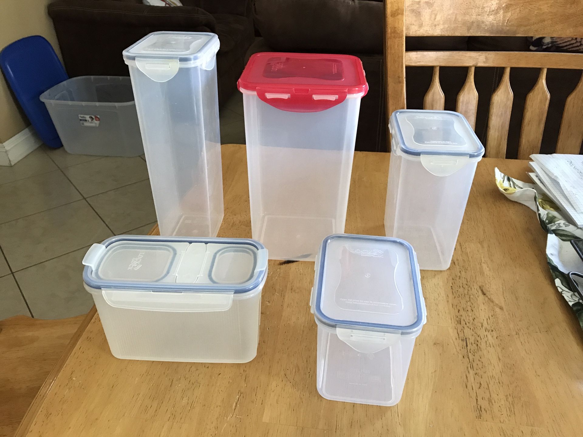 Variety Lock and Lock Storage Containers, All for $10