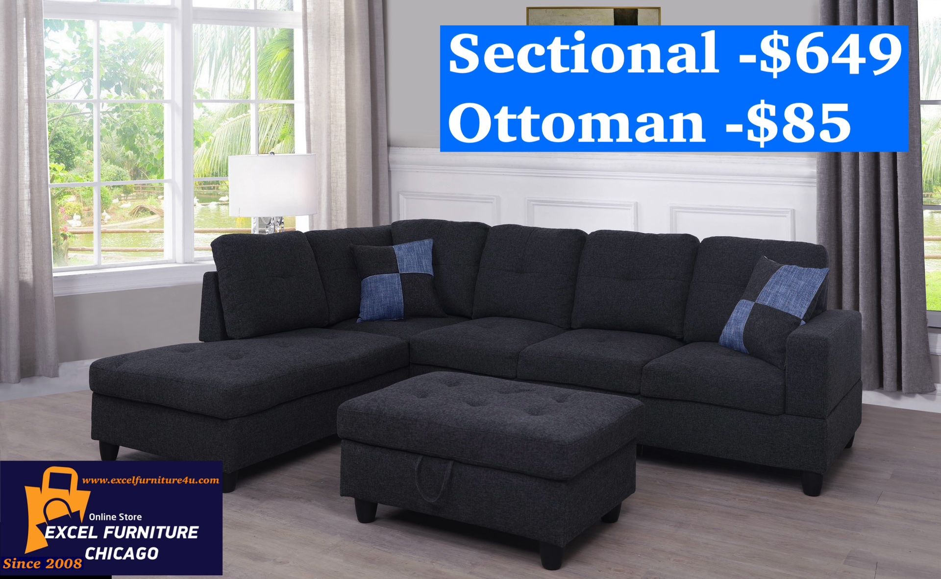 Brand New Sectional Sofa Couch 