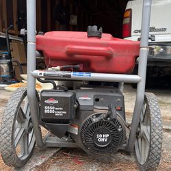5550 watt with 8550 Starting wants Briggs & Stratton