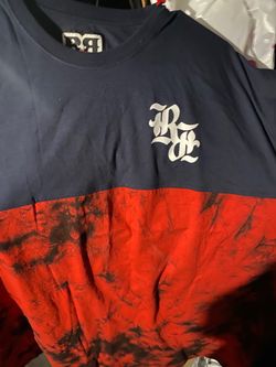 Two-Tone Tie-Dye Graphic T-Shirt