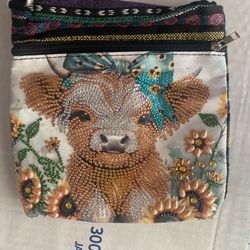 Crossbody Diamond Art Purse
