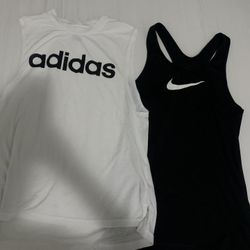 Adidas Nike athletic tank tops
