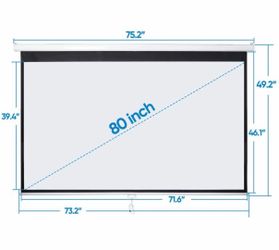 Manual Pull Down Projection Screen