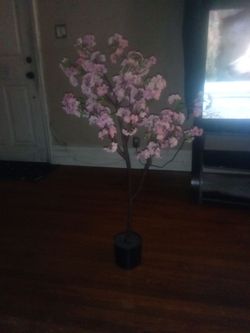 Cherry blossom tree  official  looks very realistic about three and a half to 4 ft tall gorgeous decor