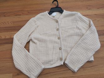 Women's cream cardigan