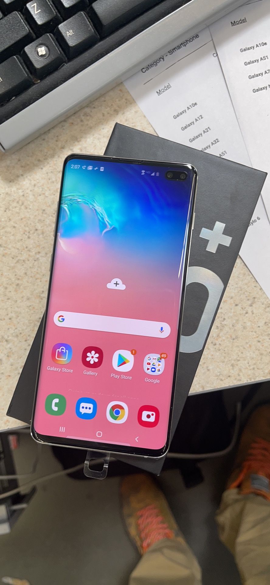 Galaxy 10 Plus Brand New