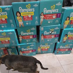 Pampers Diapers Boxes Only Have Size 3, 4, 6, 7