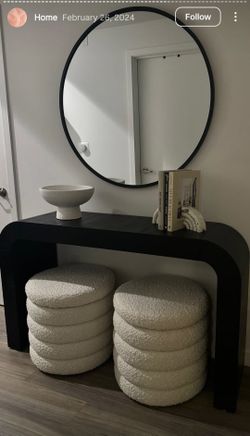 Waterfall Console Table