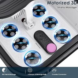 NEW Ranjova Foot Spa w/ Electric Rotary Massage, Foot Bath w/ Heat, Temp Control, See Description