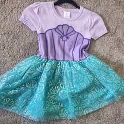 Disney Ariel Sweater Dress 6x