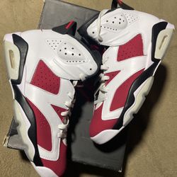 Jordan 6 carmines 
