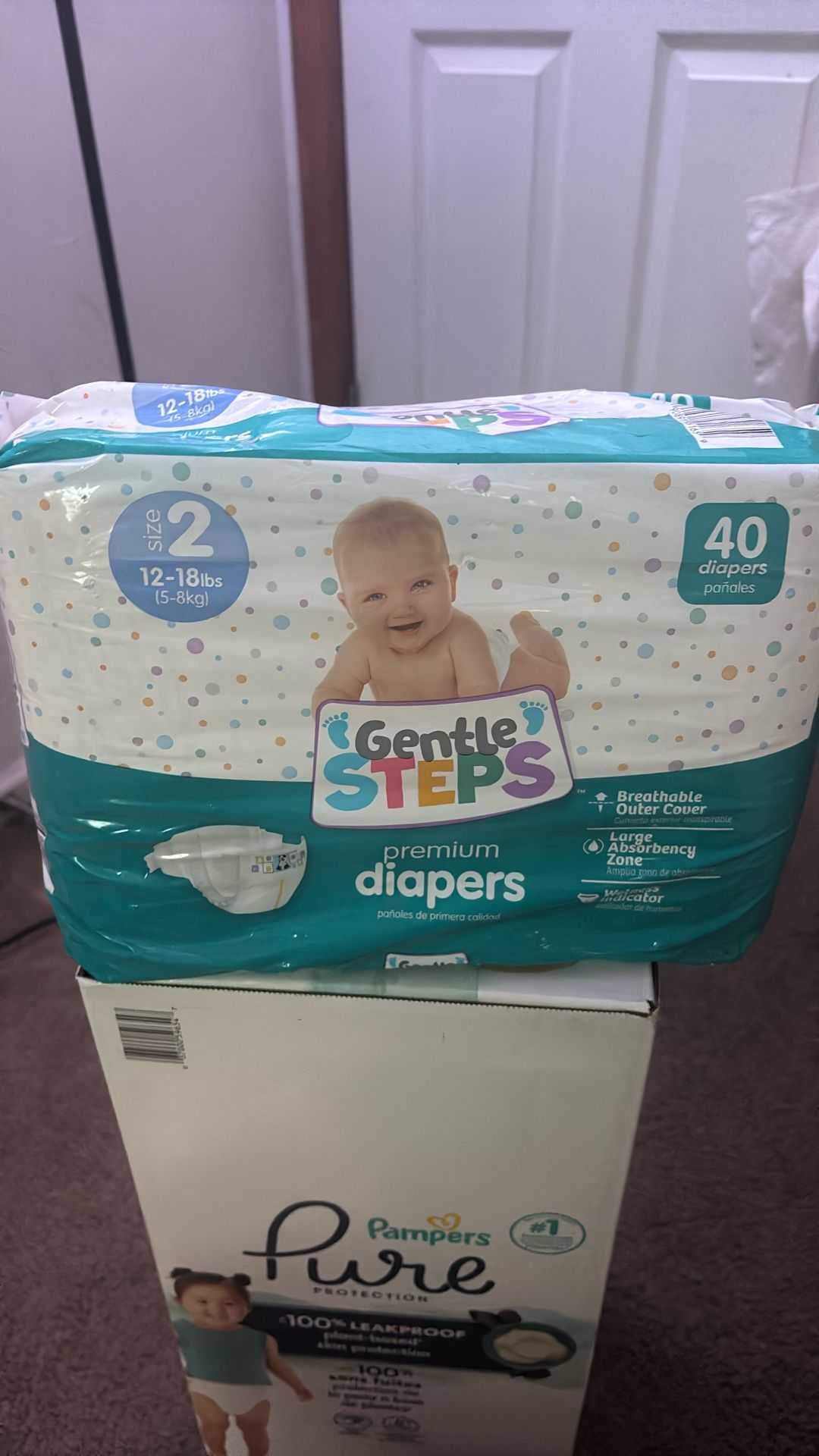 Size 2 Diapers $10