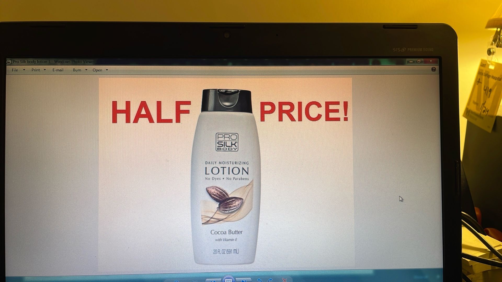 Half Price! Pro Silk Body Moisturizing Lotion, Cocoa Butter+Vitamin E!